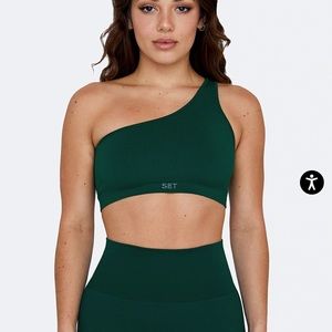 setactive biker shorts and sports bra set